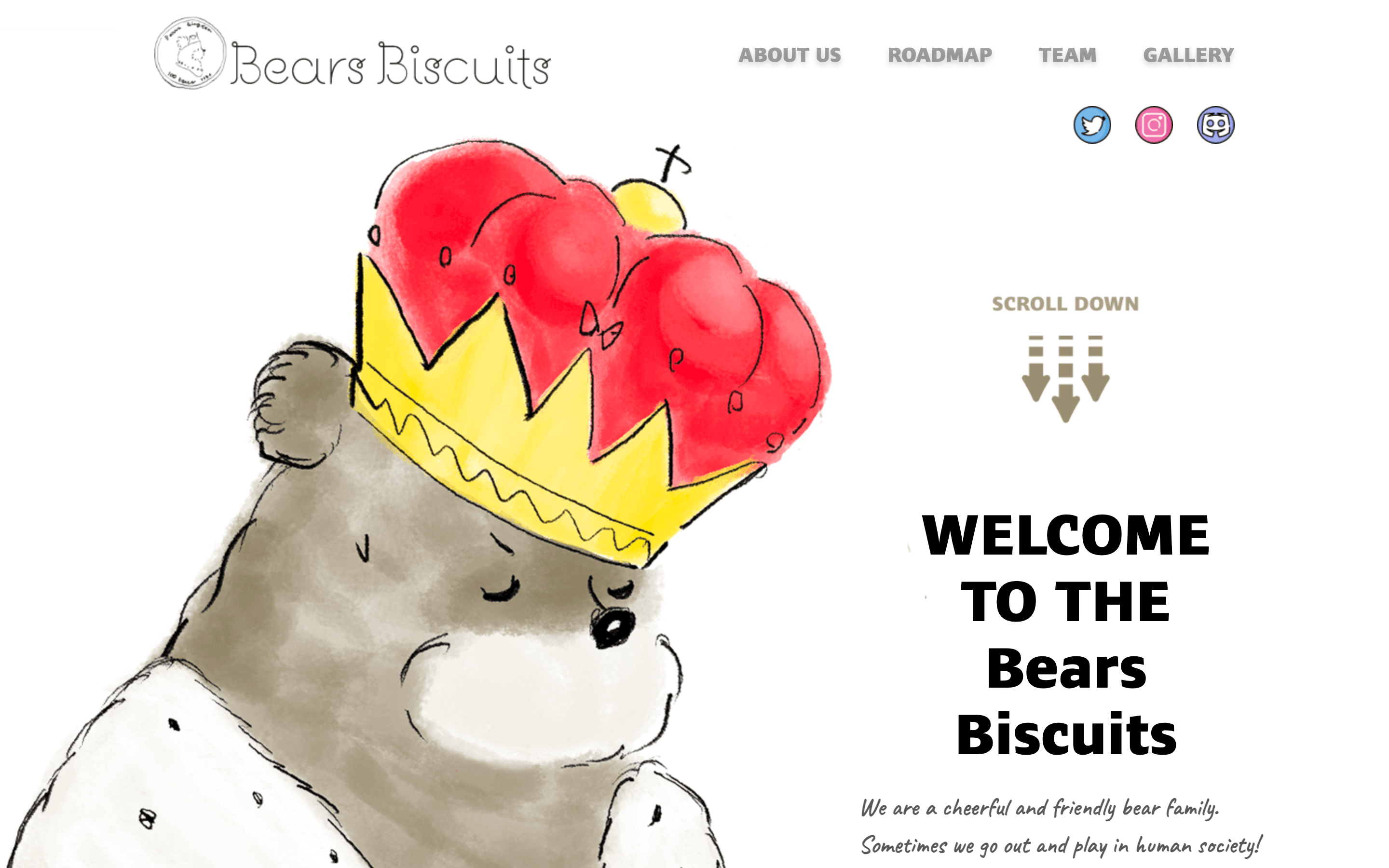 bearsbiscuitsLPスクリーンショット